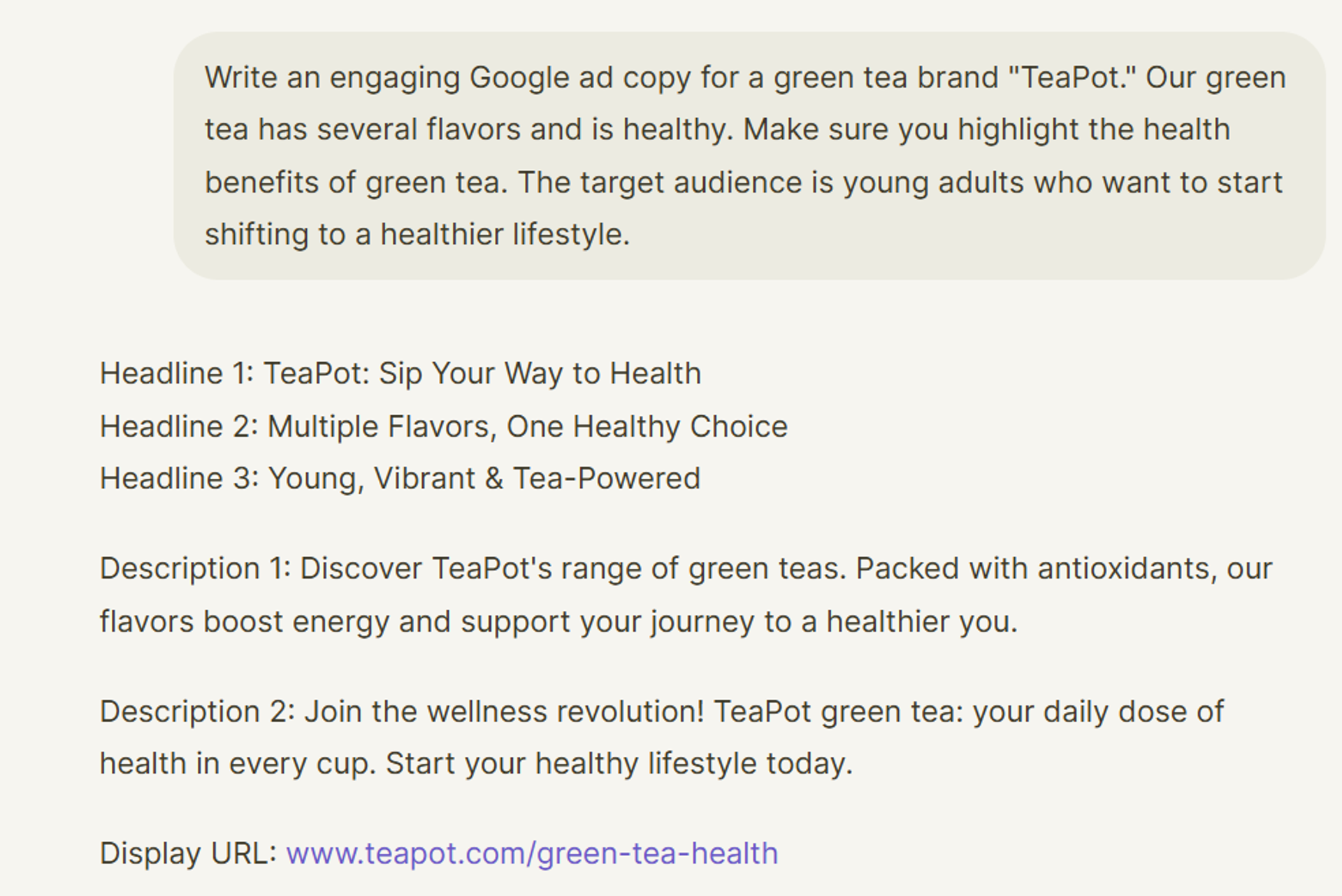 Generate ad copies using Chatsonic as part of your AI content marketing strategy.