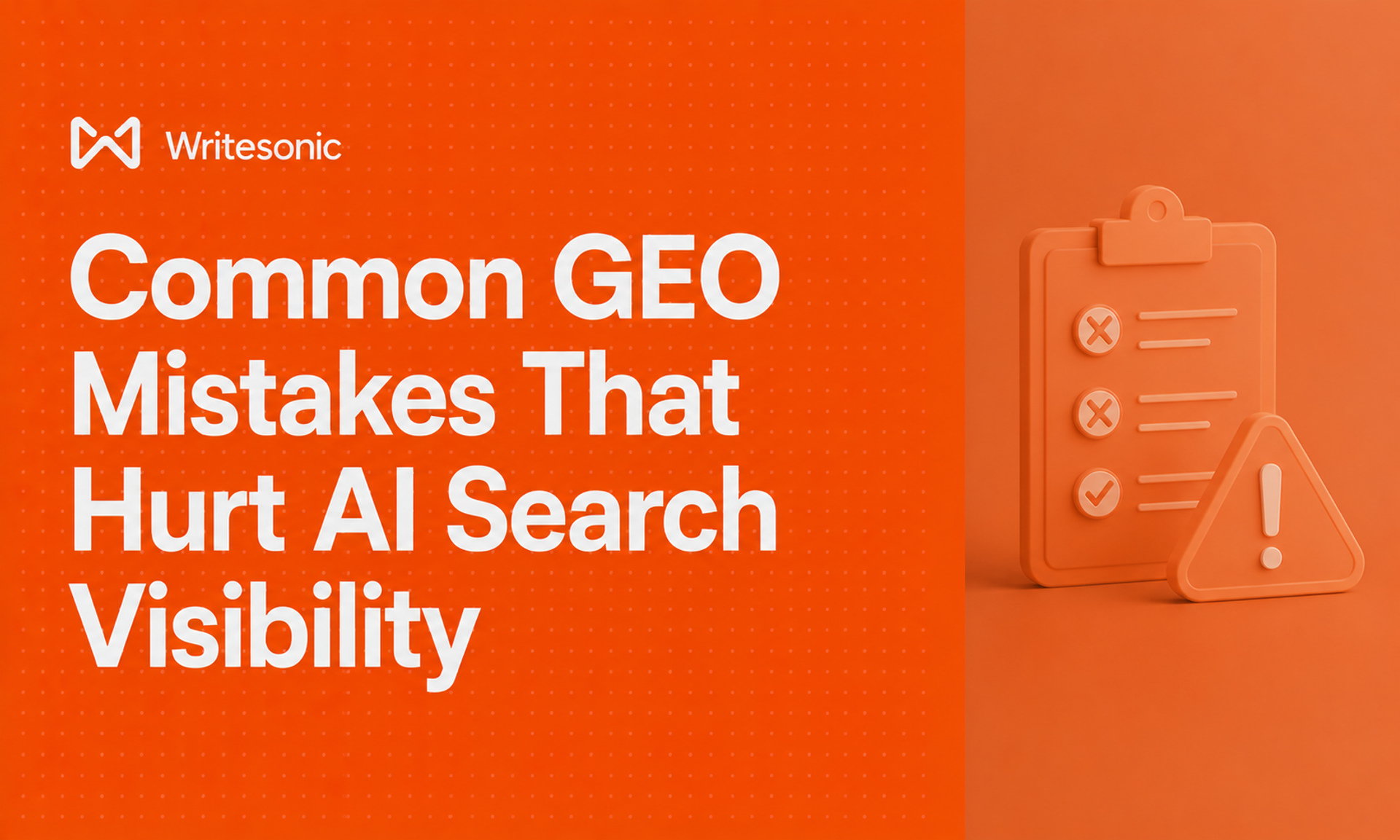 Common GEO Mistakes Preventing Your Brand From Appearing in AI Answers