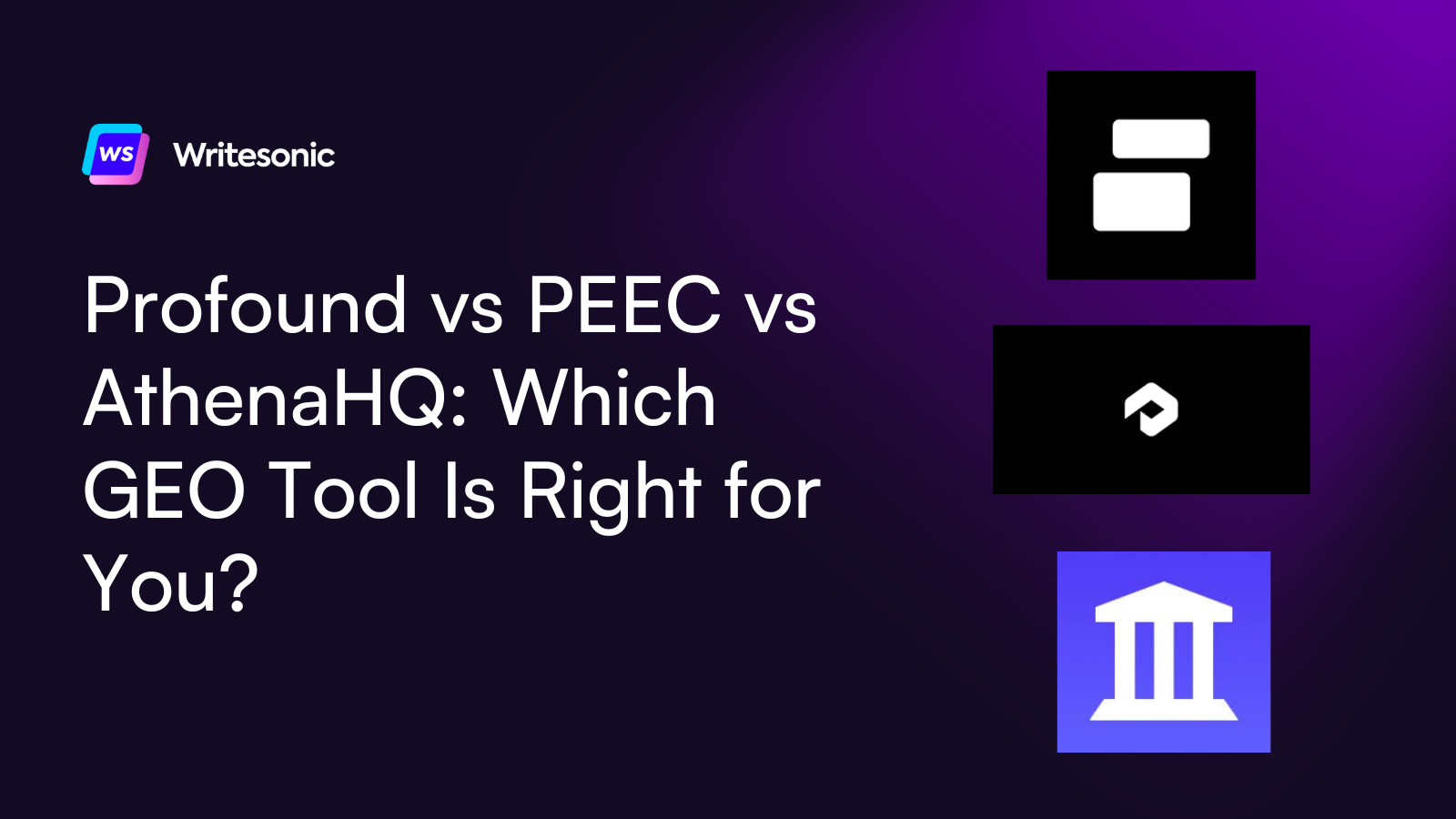 Profound vs PEEC vs AthenaHQ: Which is a Better GEO Tool