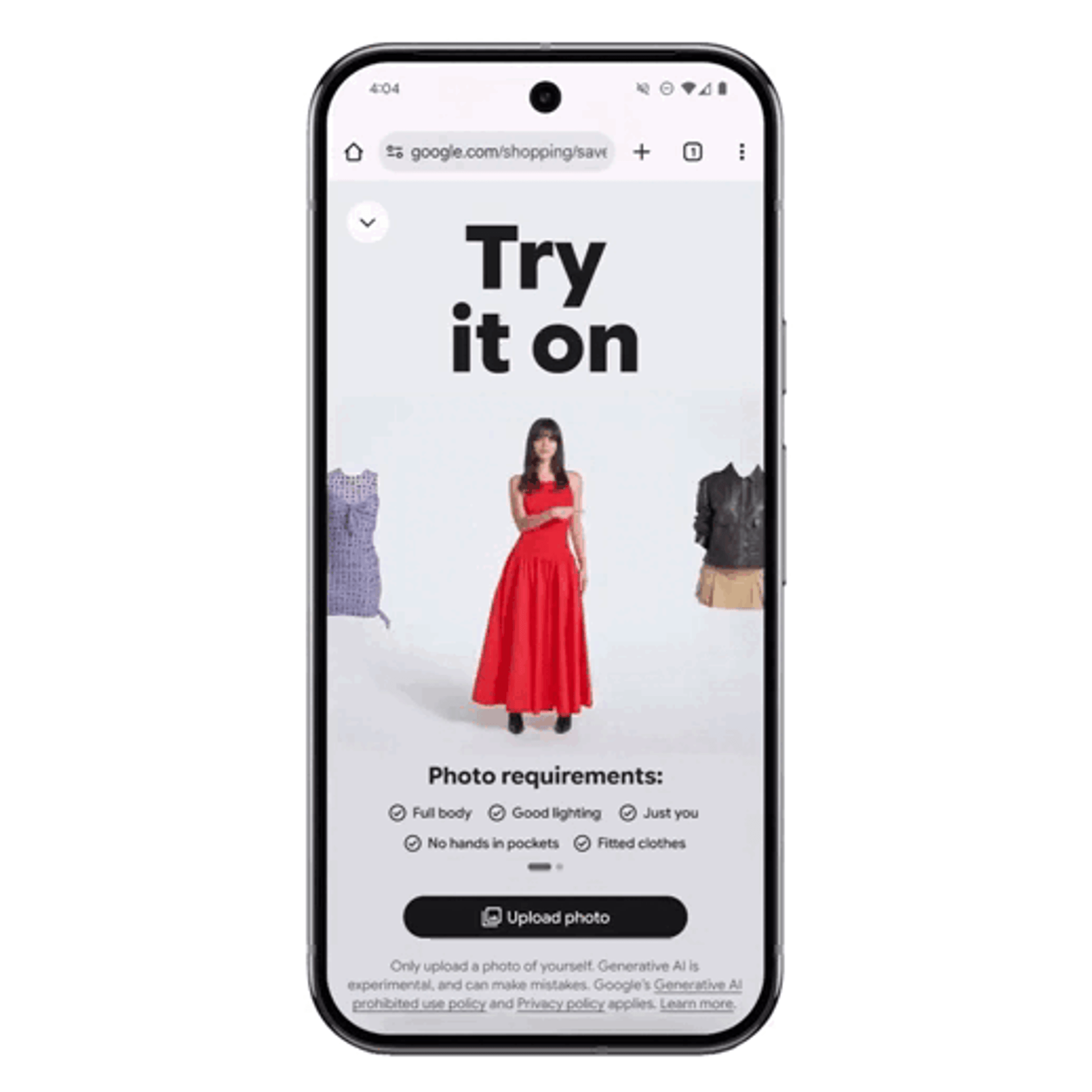 Google AI Mode Virtual Shopping Feature