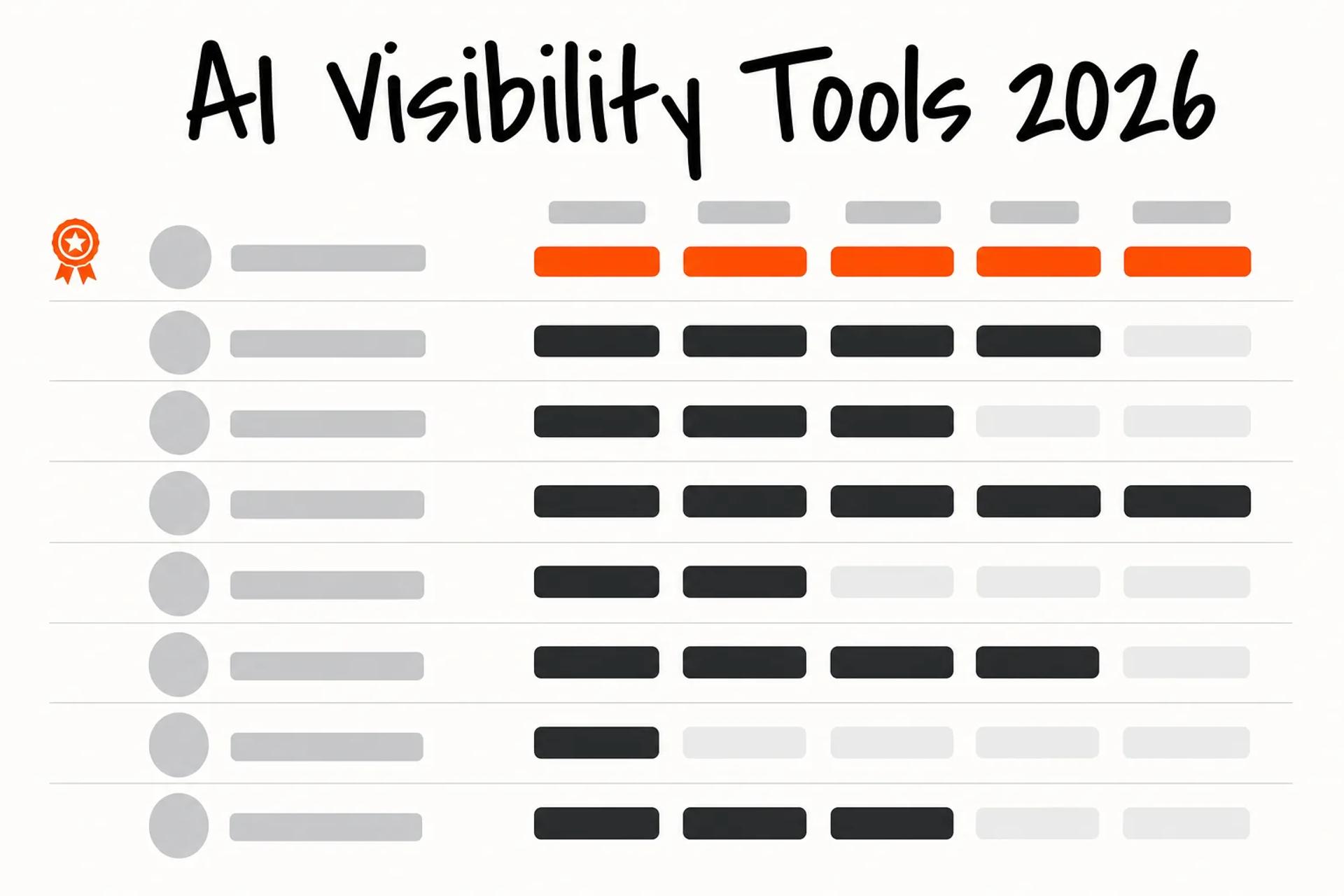 AI visibility tools compared for 2026