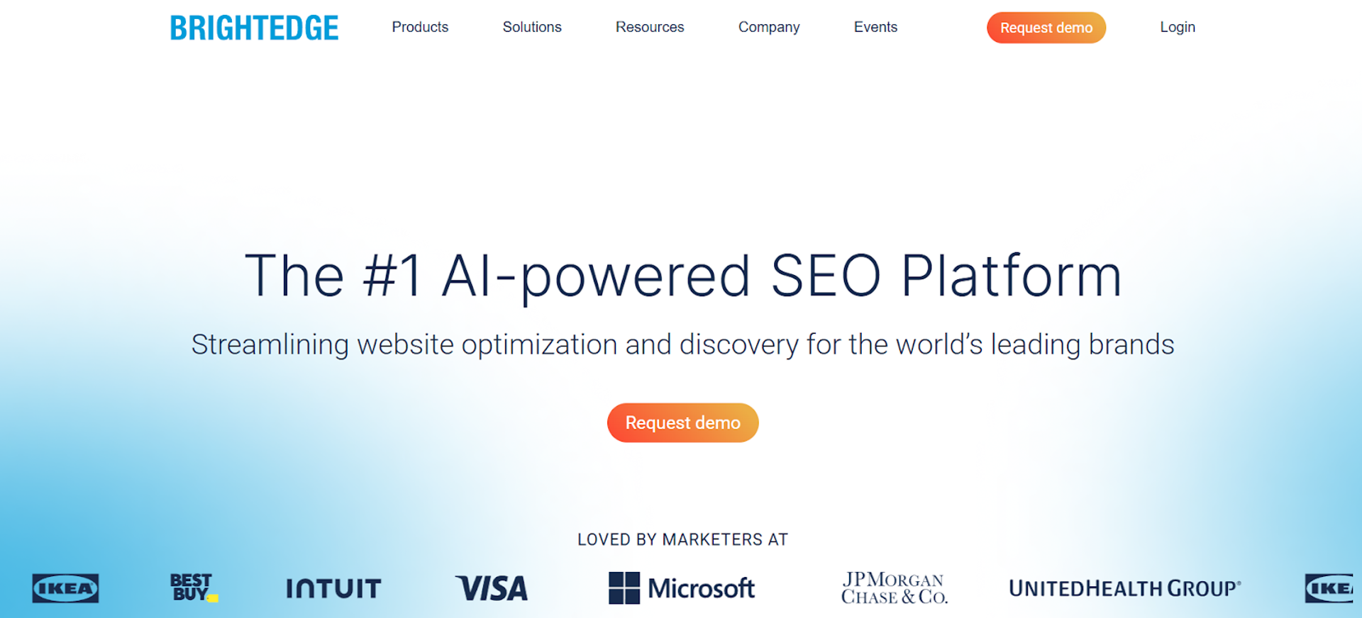 Enterprise SEO tool: BrightEdge