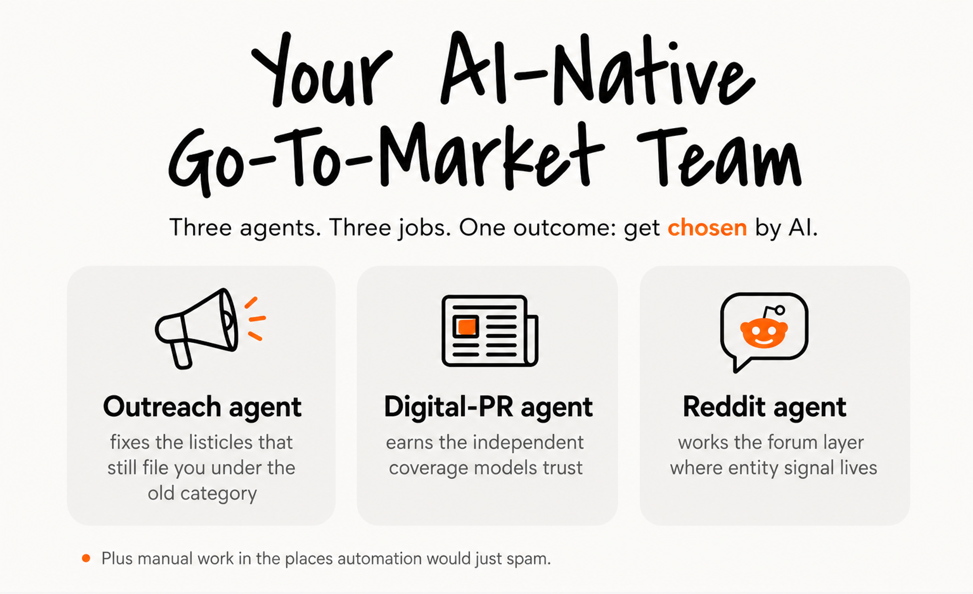 Agents to outwork the directory