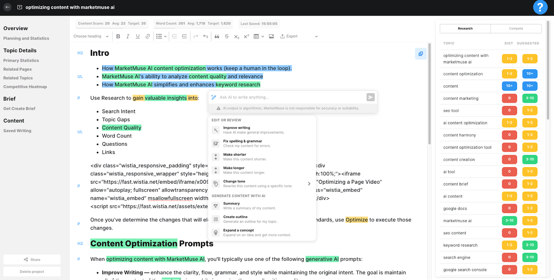 MarketMuse AI