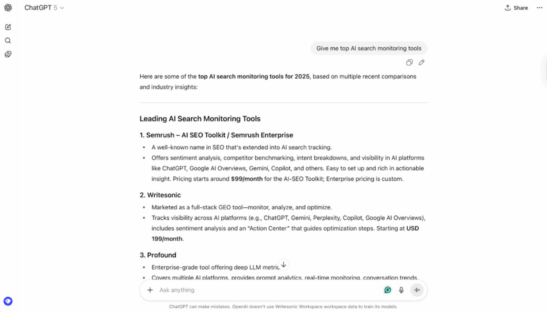 AI Search Results - What is Search Everywhere Optimization