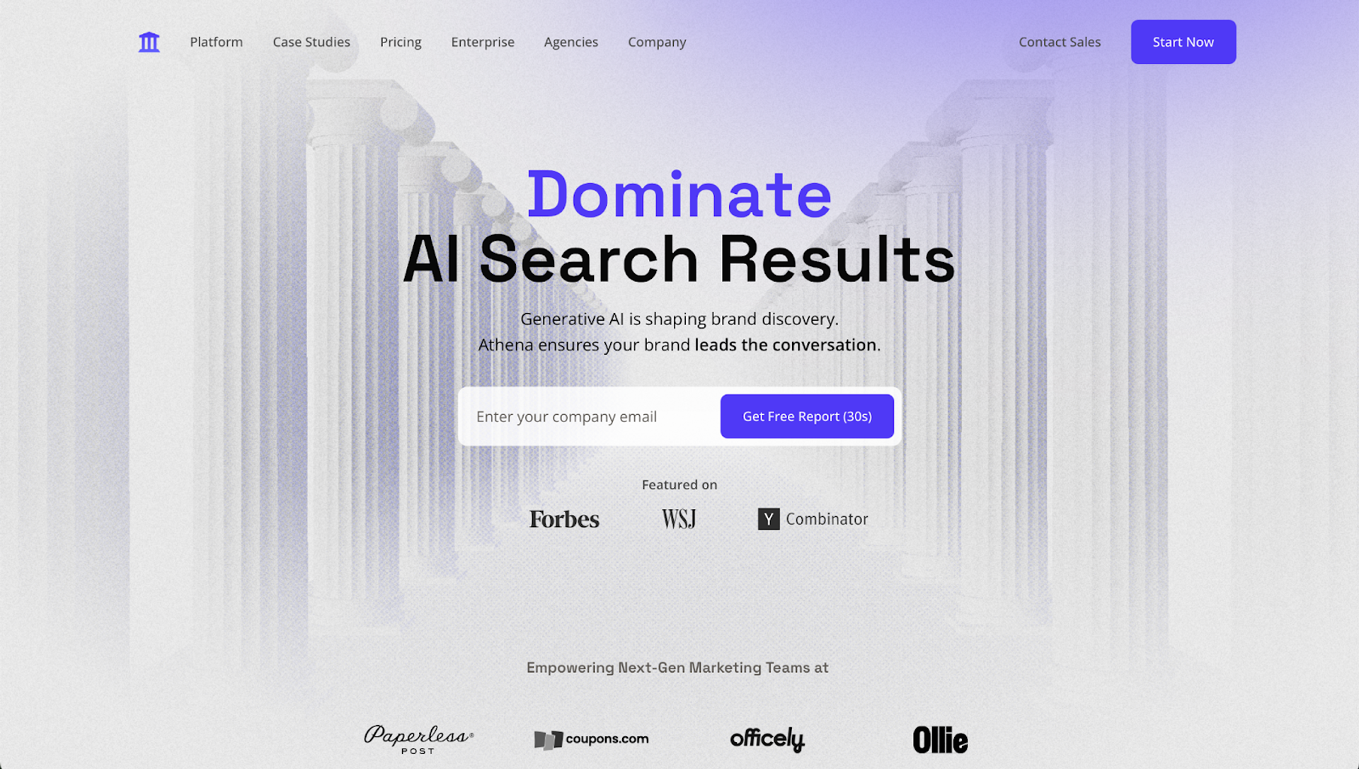 AthenaHQ Dashboard