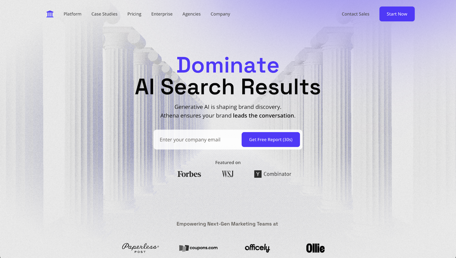 AthenaHQ Dashboard