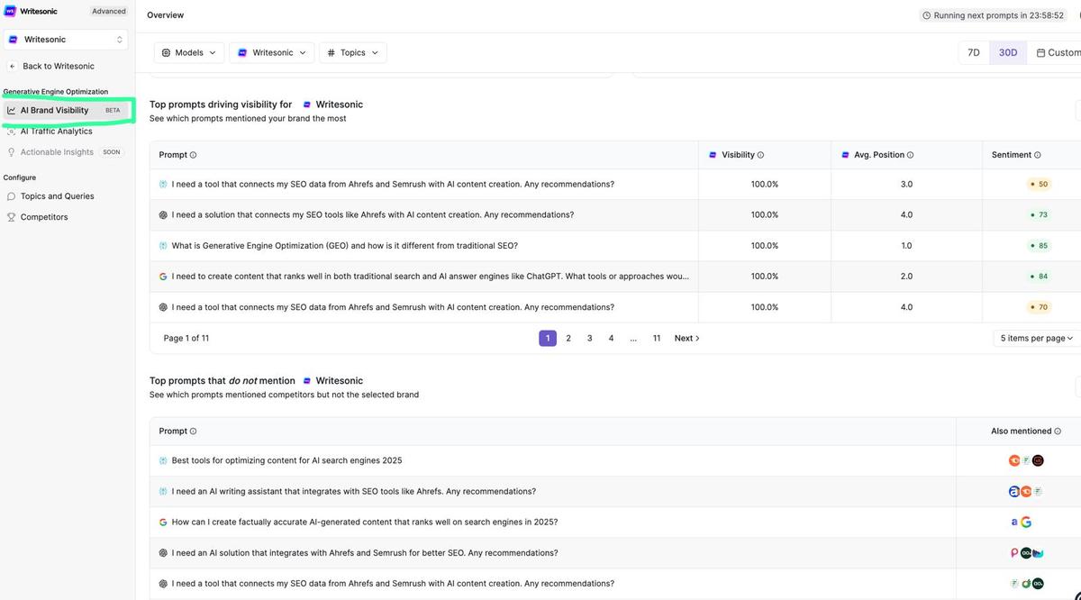 How to Identify Prompts to Track on AI Search Engines - Wri…