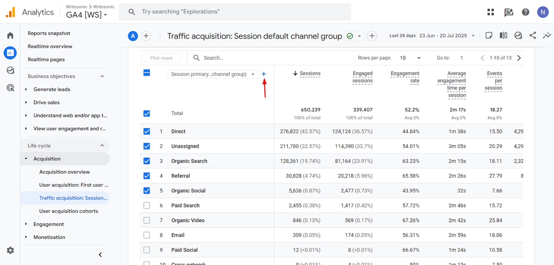 Adding filters to segregate traffic in GA4