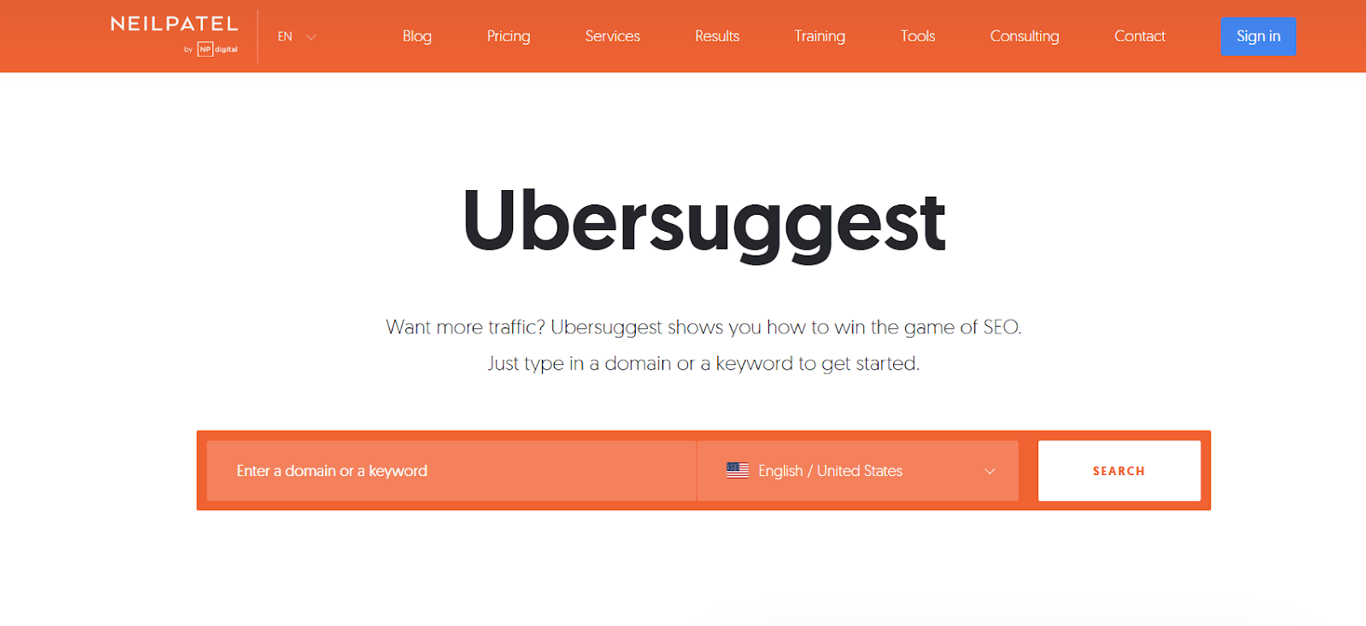 Ubersuggest