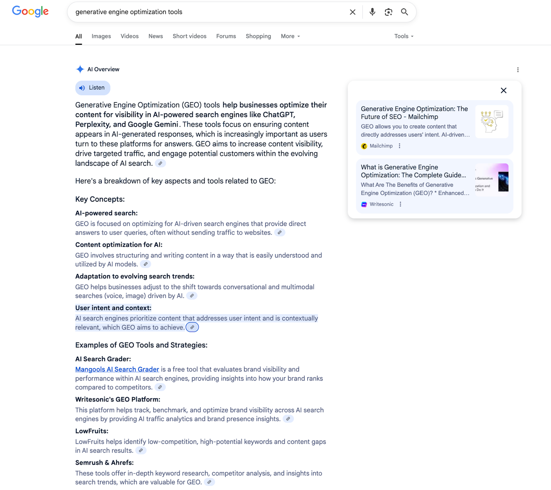 UI Results 