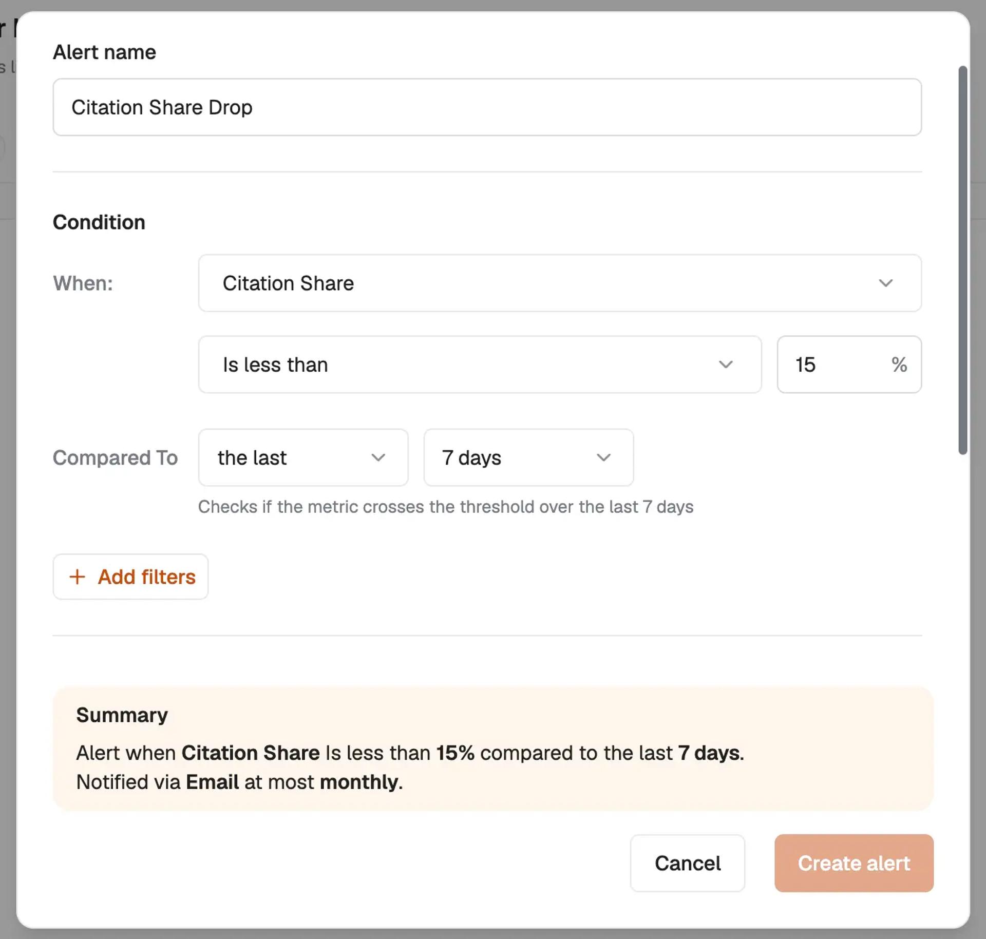 Writesonic Alerts Setup
