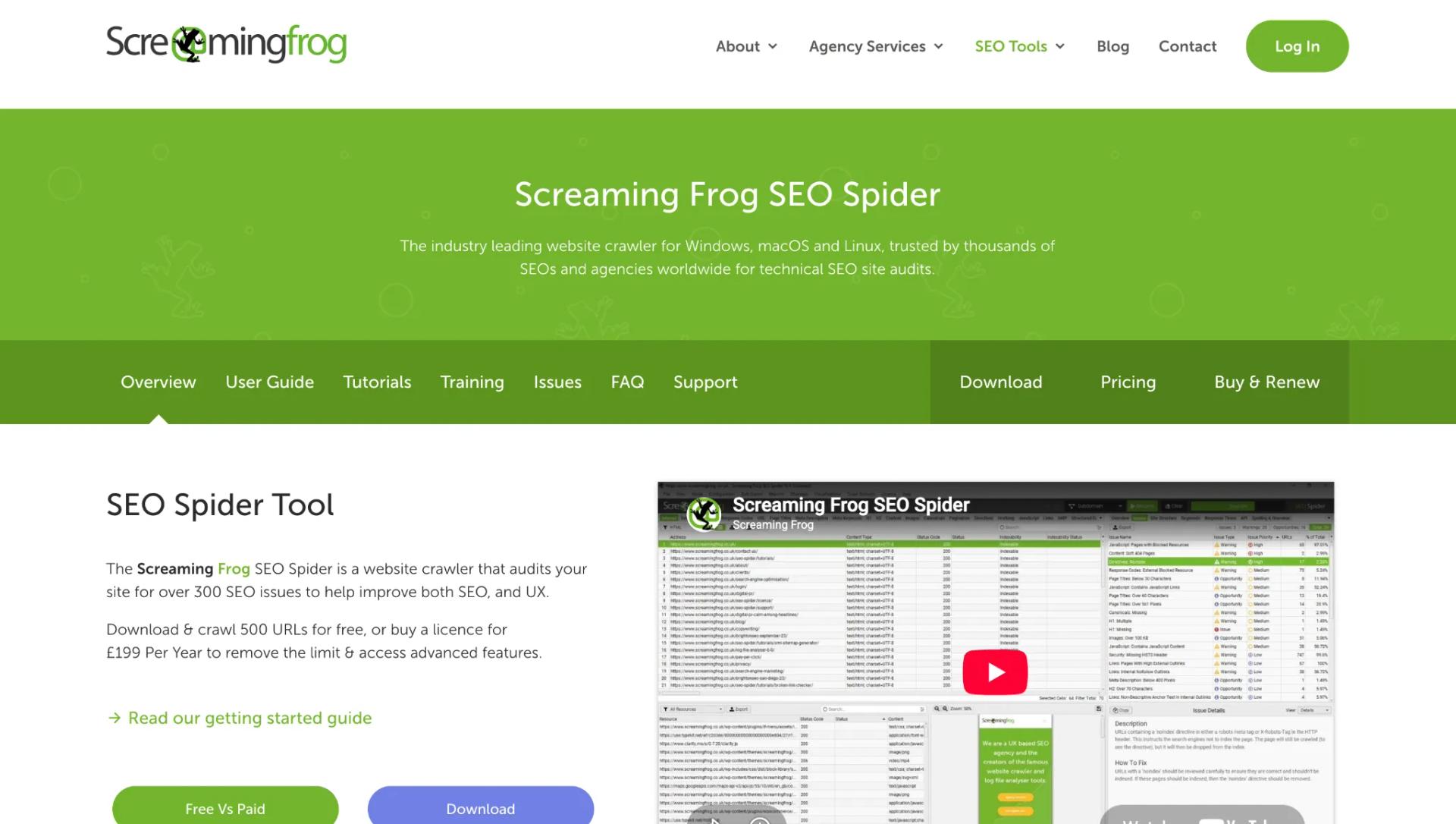 Screaming Frog SEO Spider
