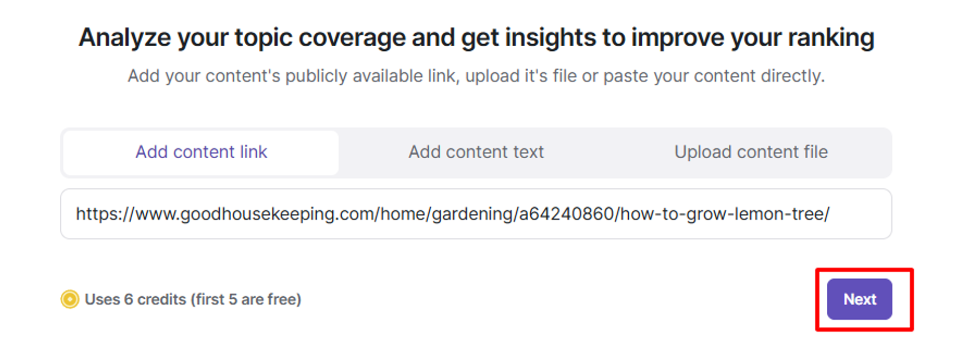 A content gap analysis tool can also help you find competitor keywords.