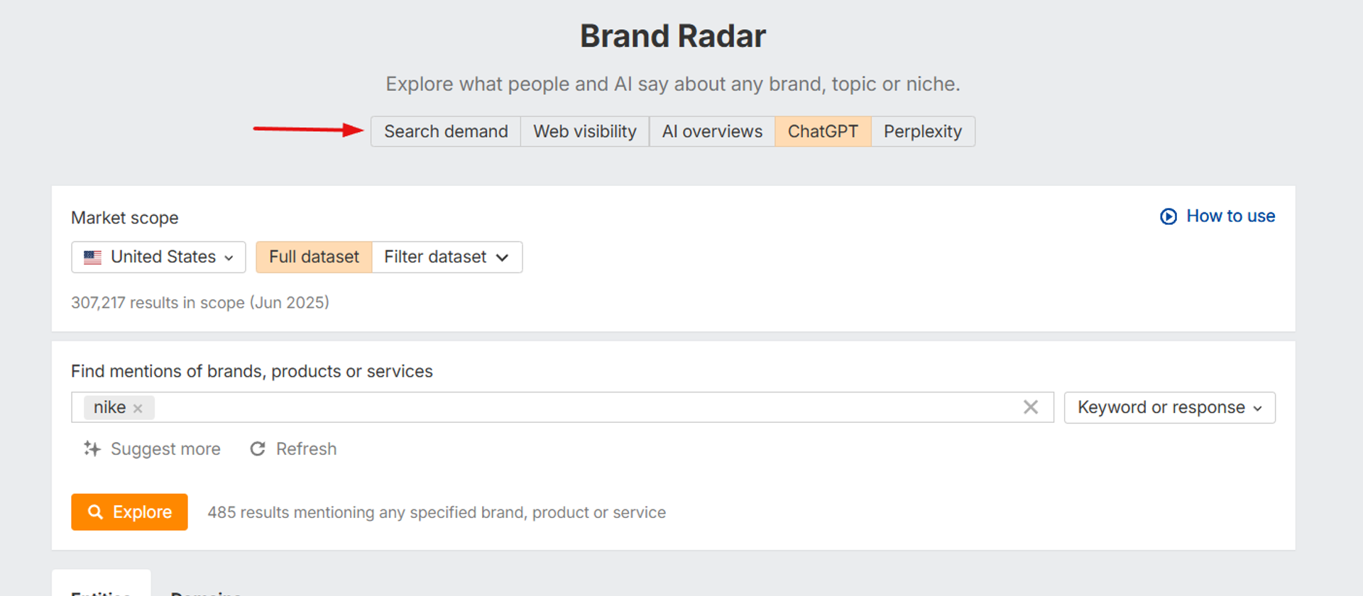 Ahrefs Brand Radar Review