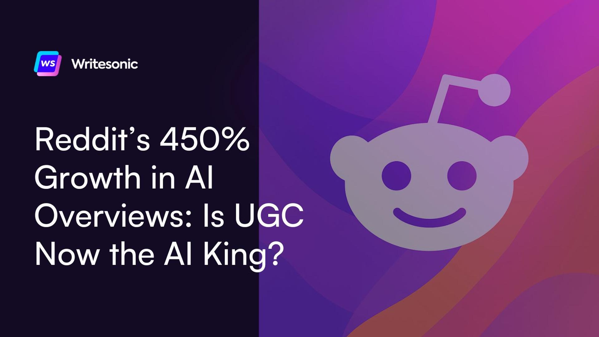 Reddit’s 450% Growth in AI Overviews: Is UGC Now the AI King?
