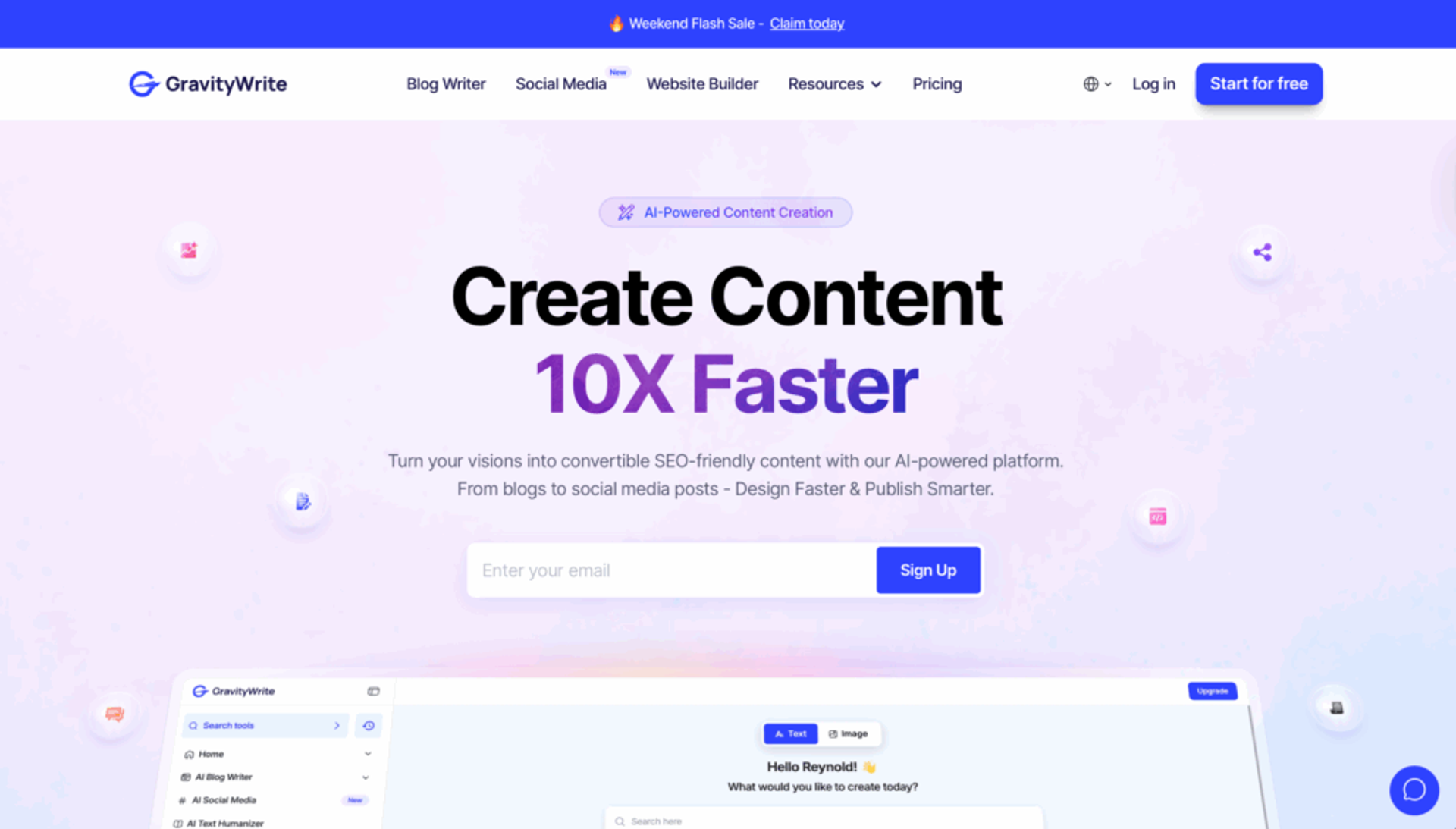 GravityWrite - AI writing tools