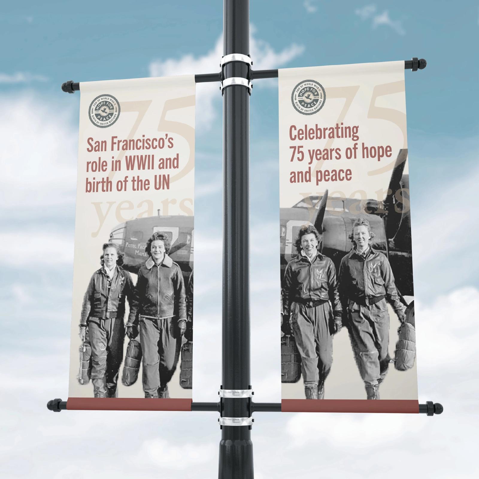 Hope for Peace outdoor advertising