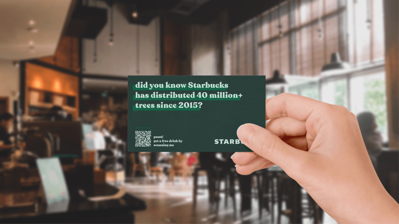 Starbucks CSR Report // Coupon Card