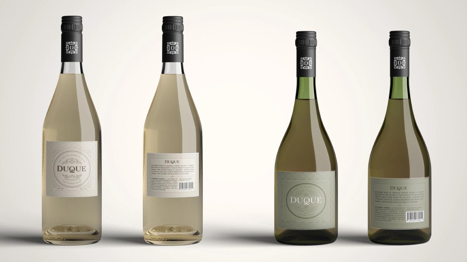 Duque // Spanish Wine Product Packaging