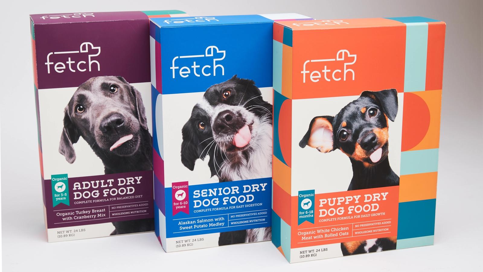 Fetch // dry dog food packaging system