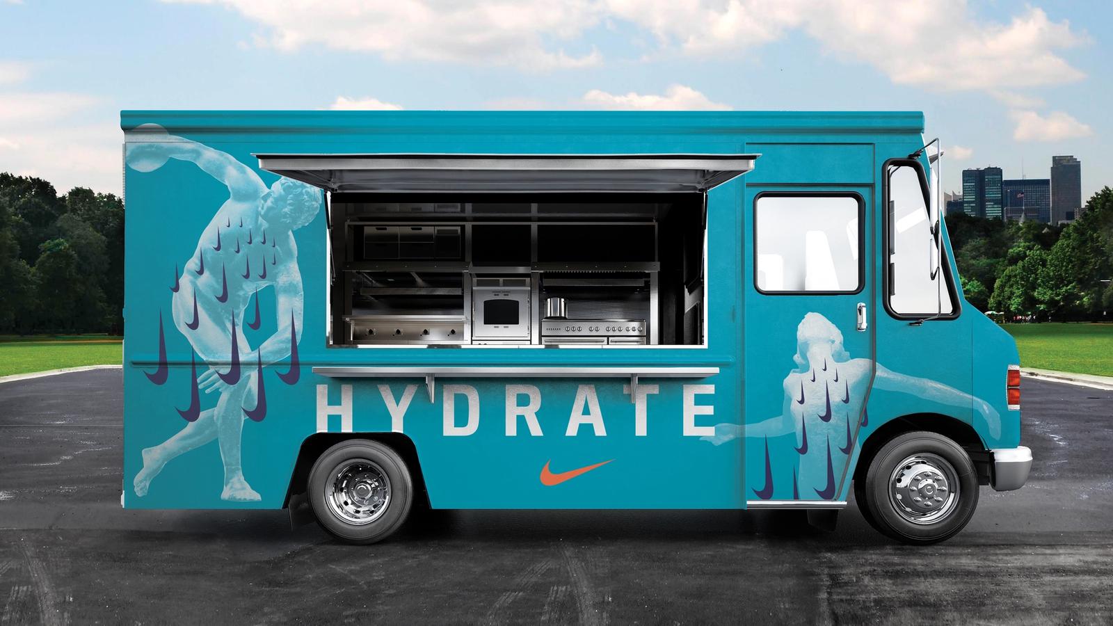 Nike Hydrate // visual system