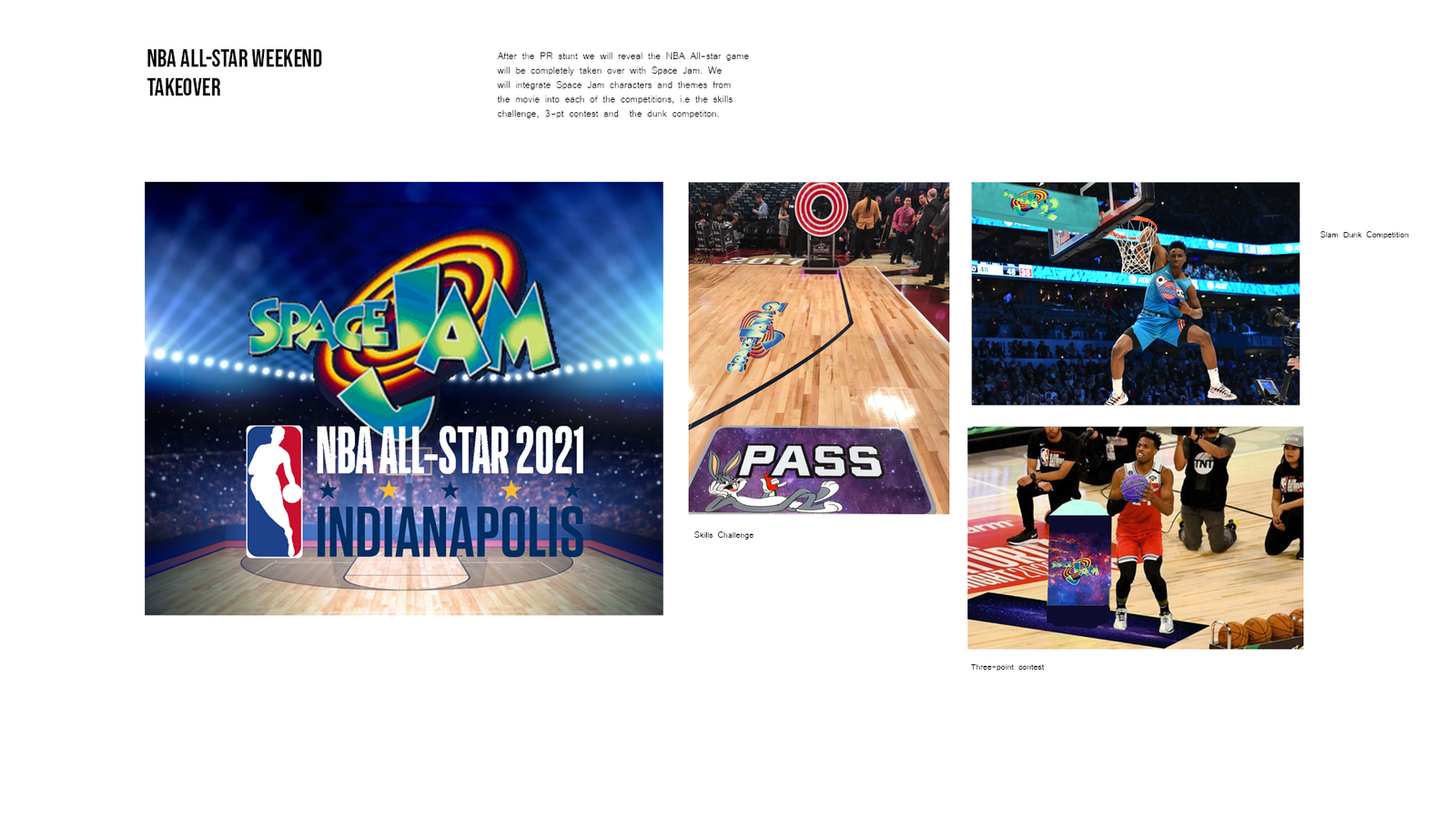 In 2021, the NBA All-Star game will take place in Indiana. This time it will be Space Jam themed. S