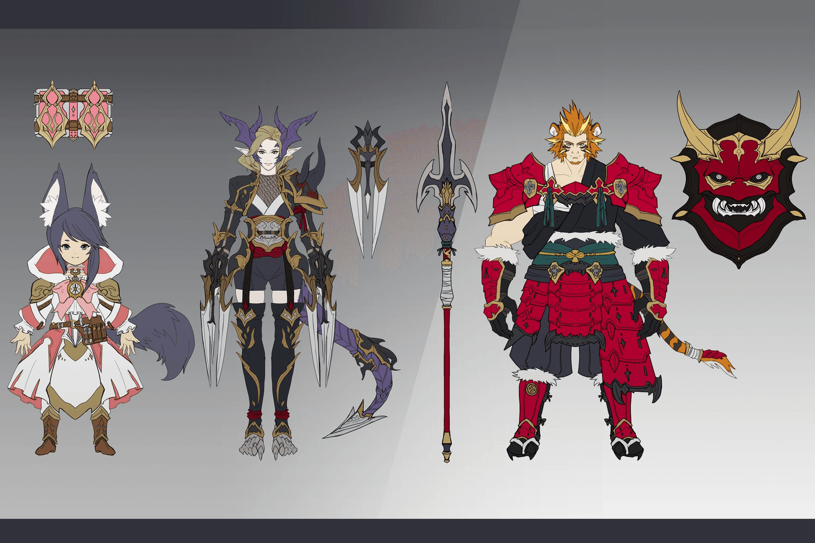 FF14-Inspired Character Lineup