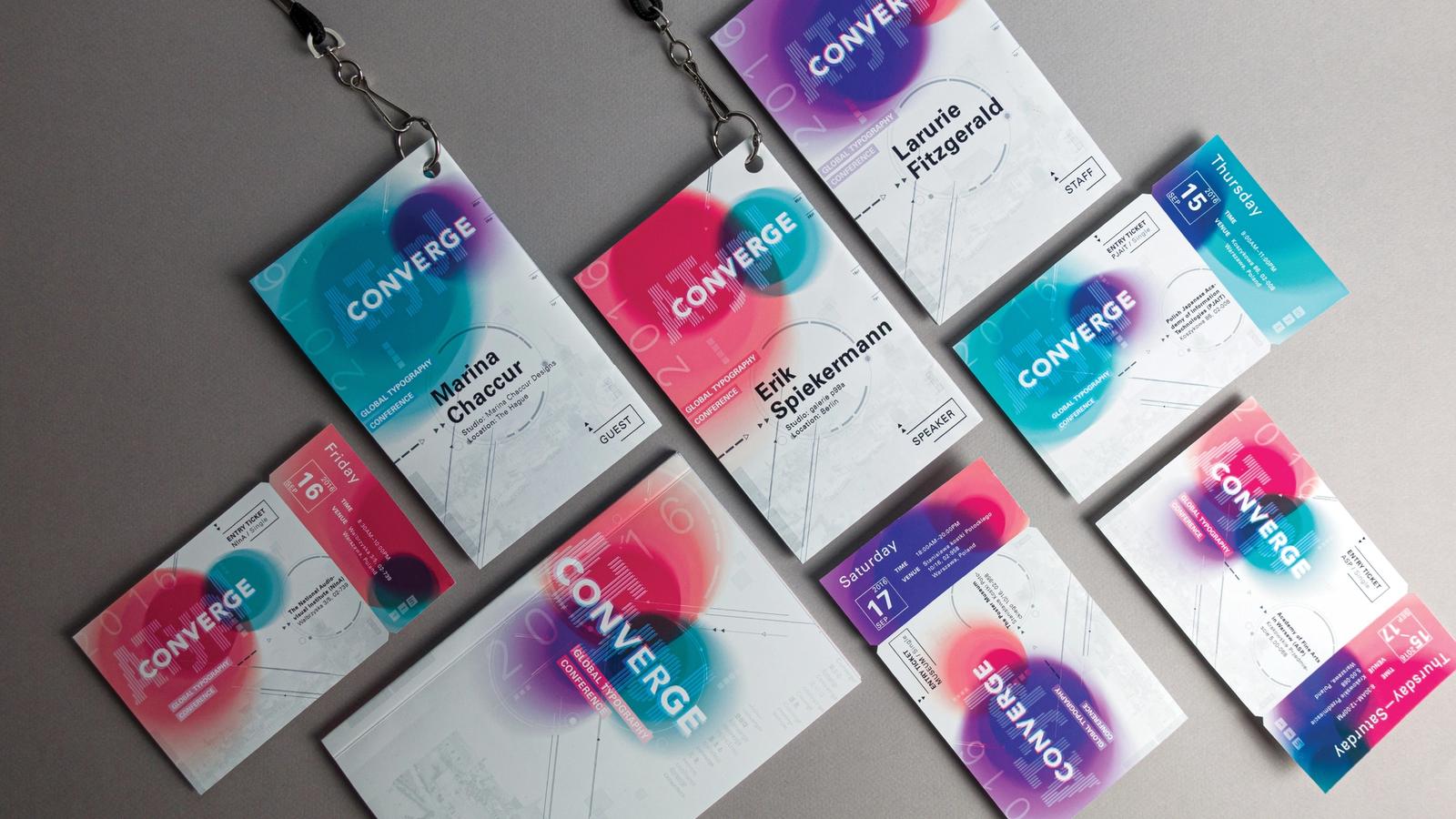 Converge // typography conference design system
