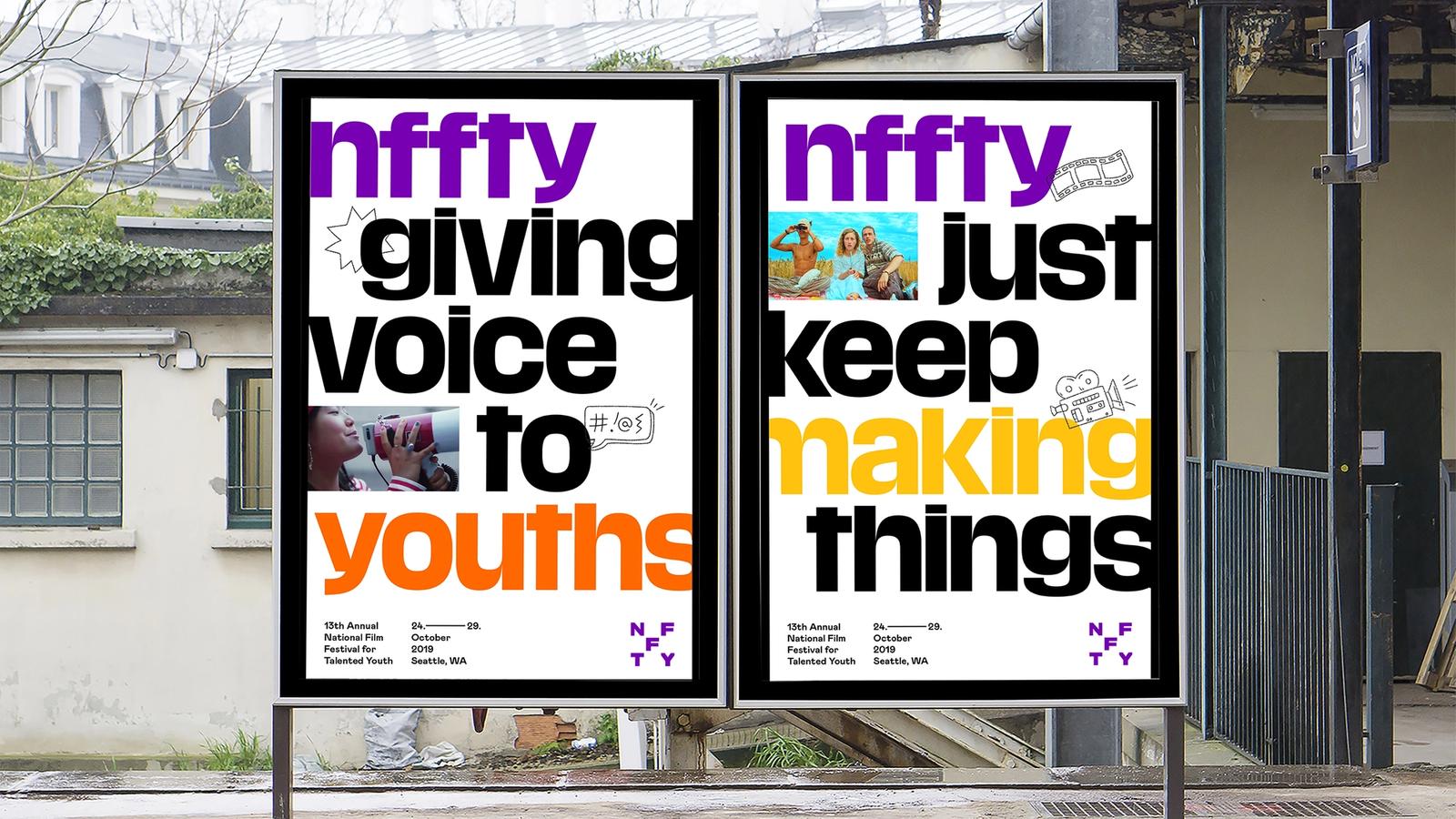 NFFTY Film Festival branding campaign