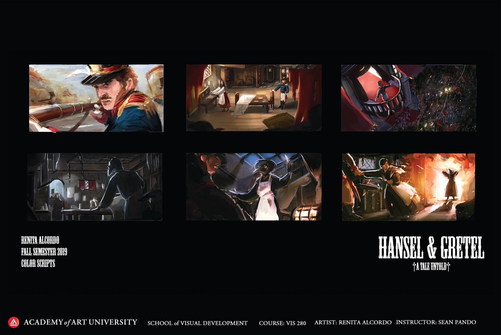 Hansel & Gretel: A Tale Untold - Color Scripts