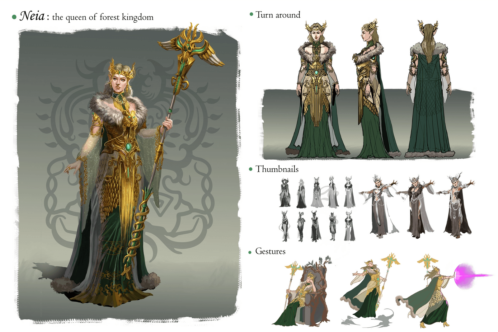 Elven Queen (1st page)