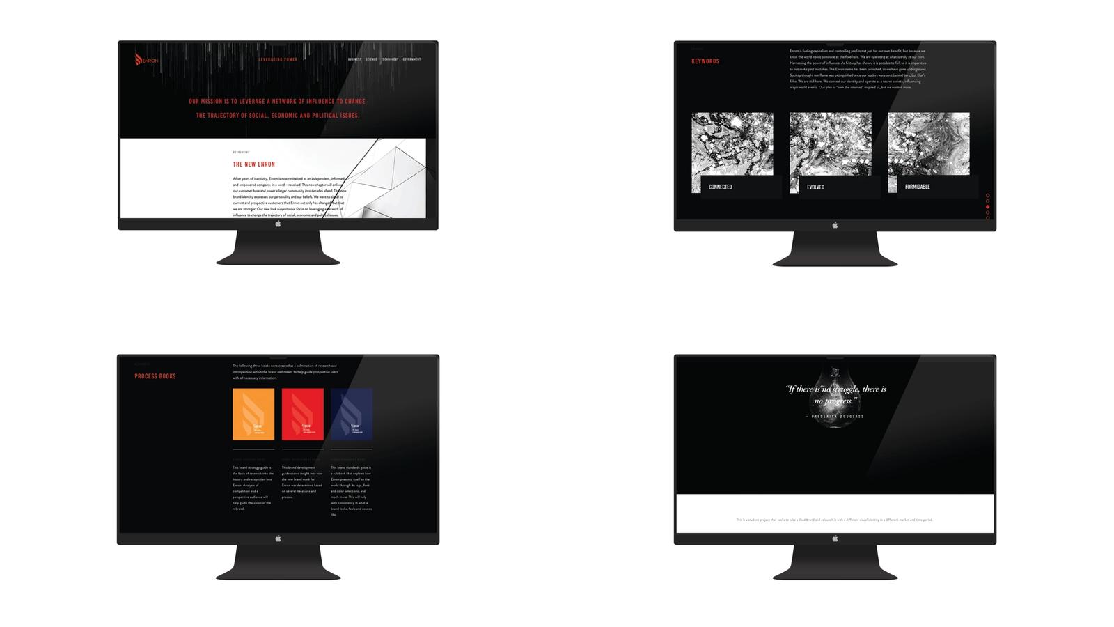 Enron redesign // brand standards website