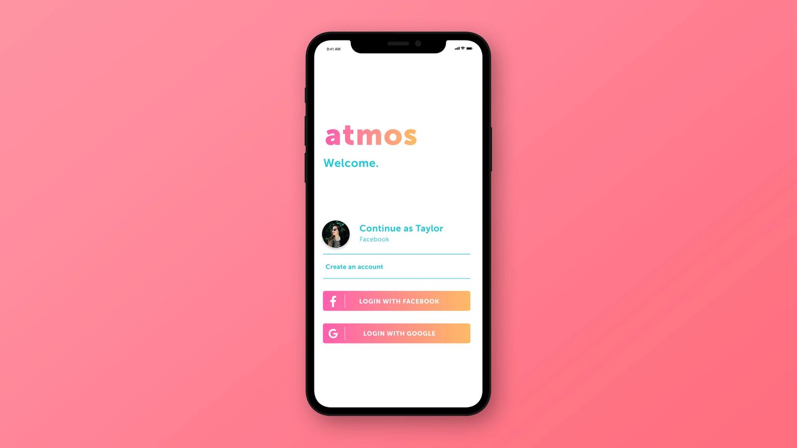 Atmos mobile application (MFA thesis project)