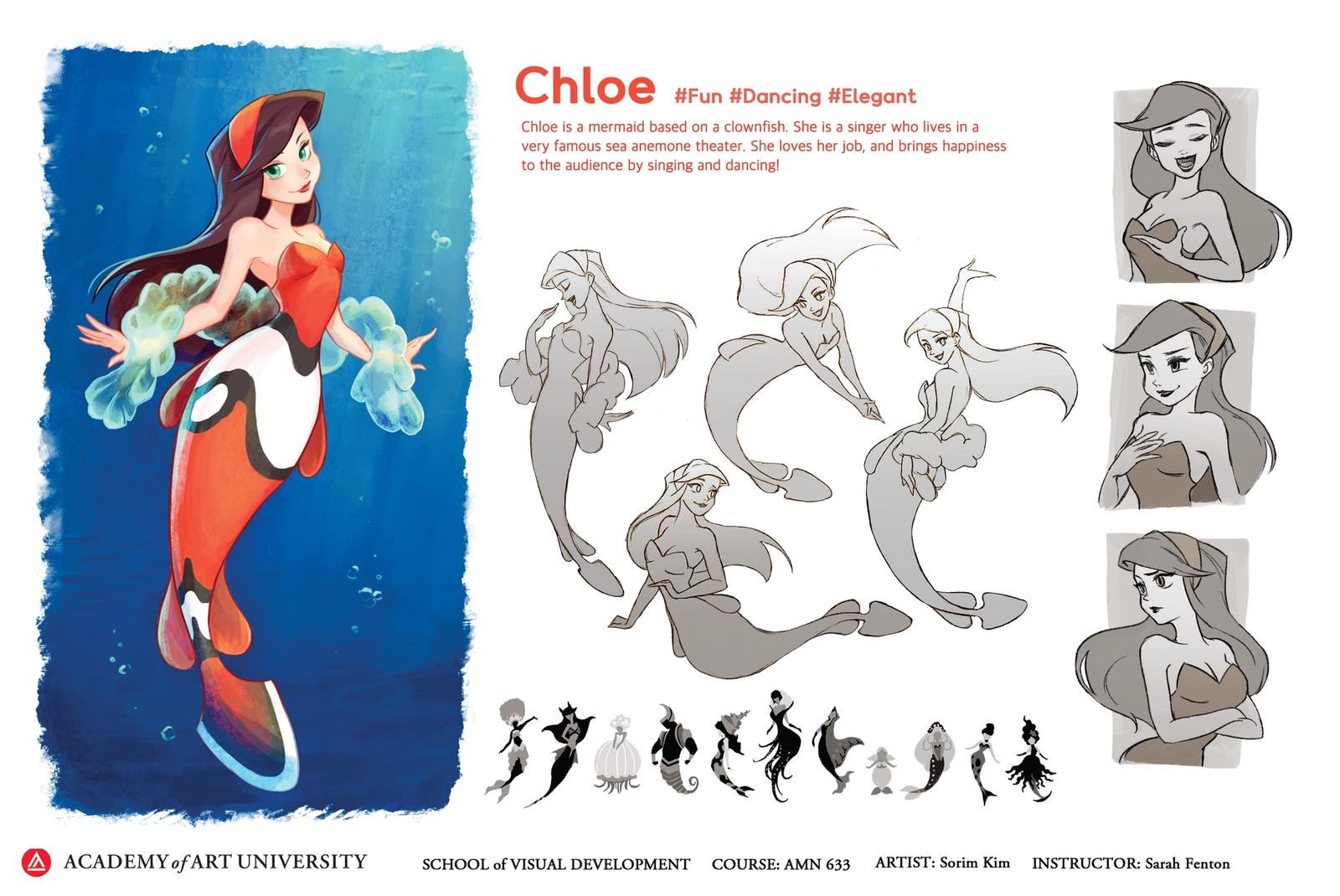 Chloe, The Dancing Mermaid