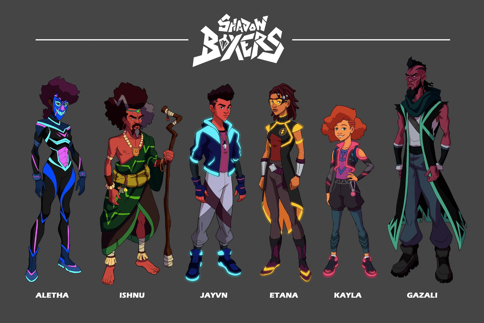 Shadow Boxers Character Lineup