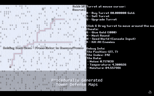 Procedurally Generated Tower Defense