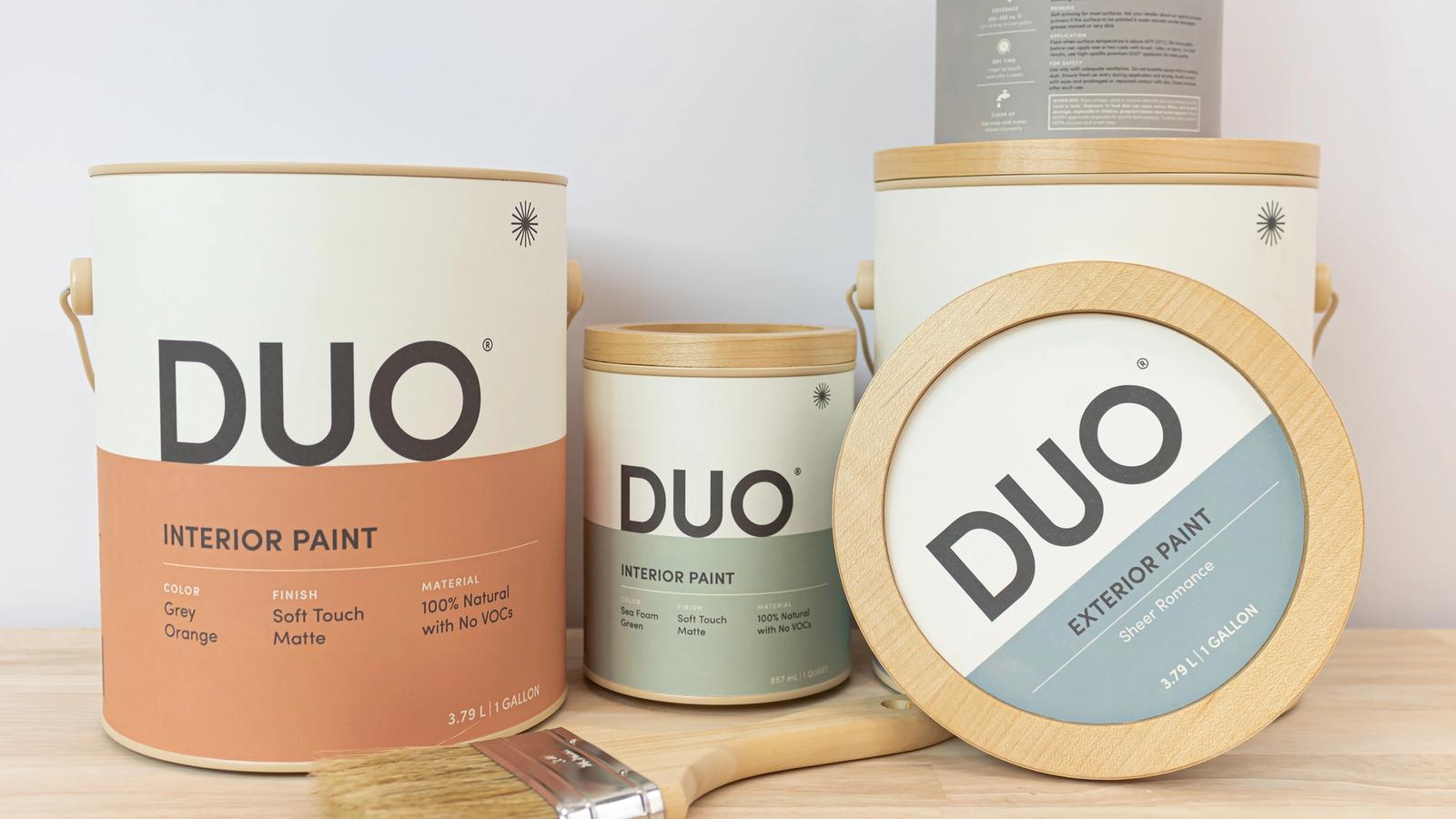Duo // Artist Collection paint packaging