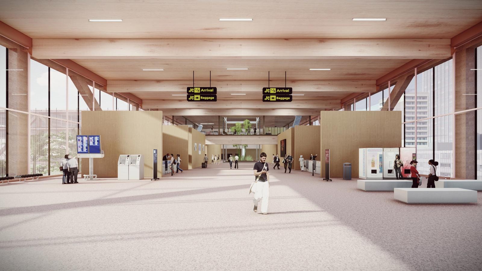 Boundary Connector - Future Port For Transforming the Defined Border Line between Hong Kong and Mainland China - Interior Rendering 02