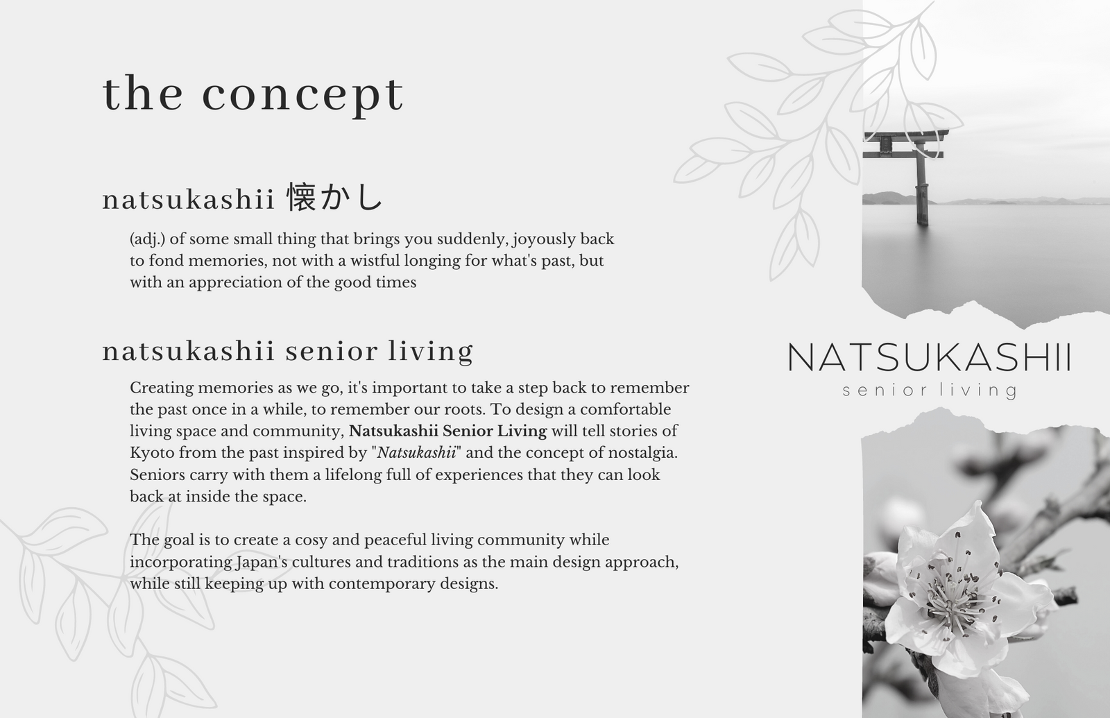 Natsukashii Senior Living Concept