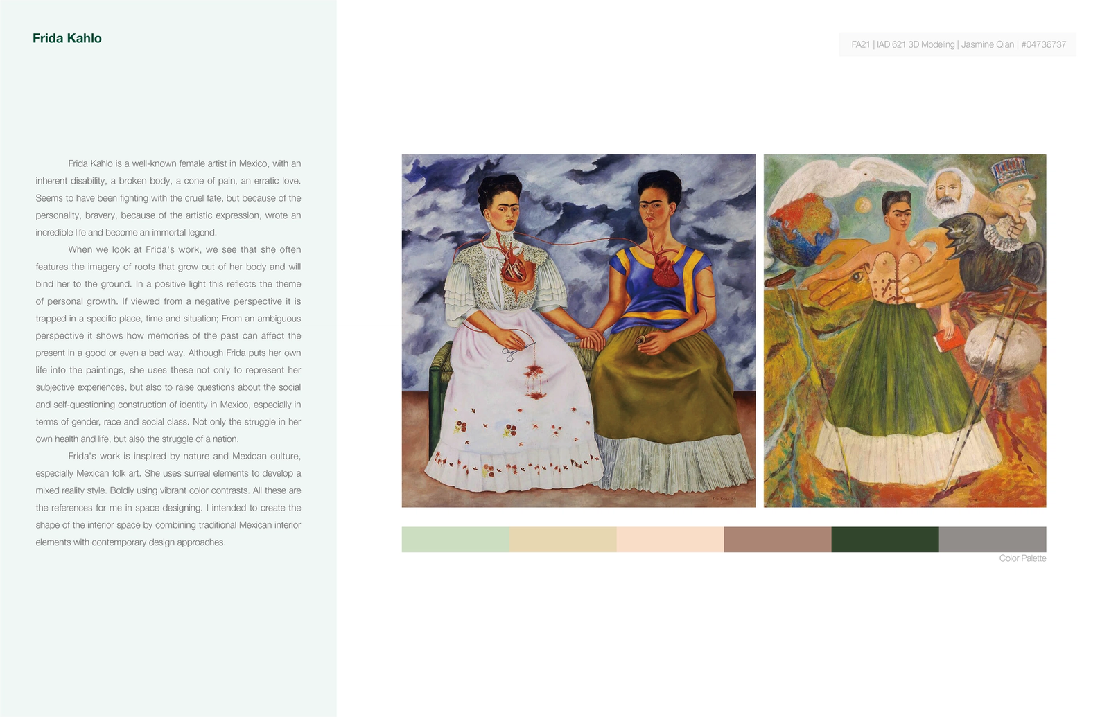 Frida Kahlo Studio Design Intro
