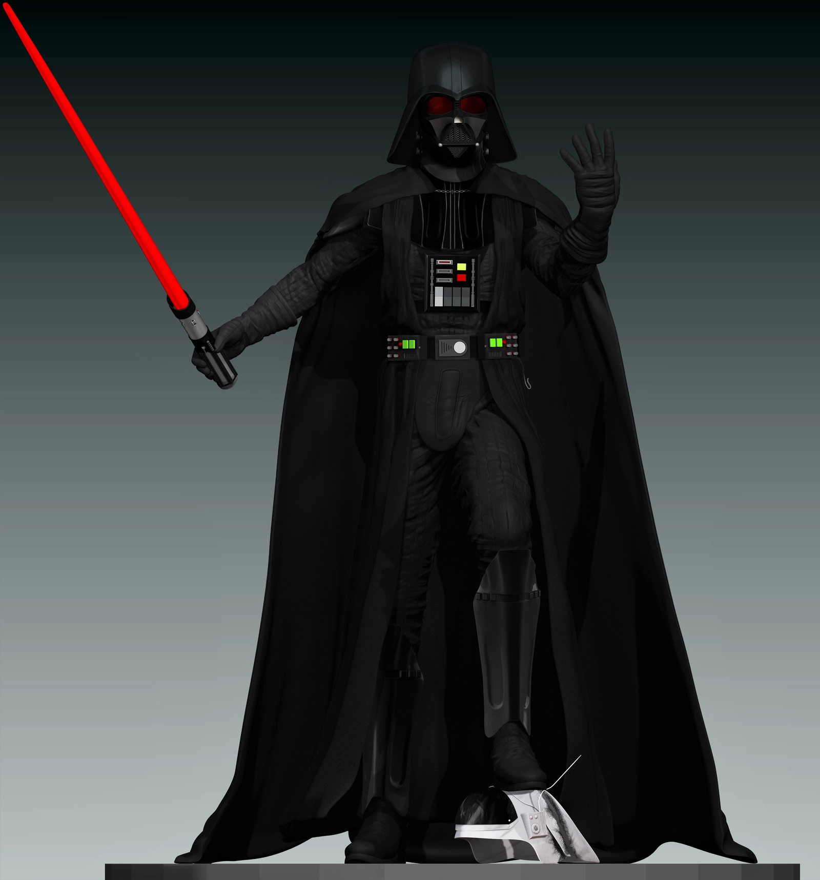 Lord Vader killing rebels