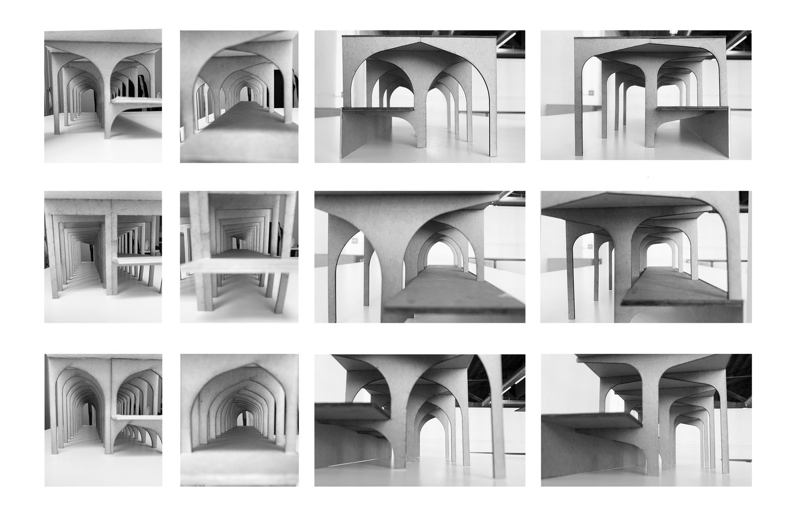 Structural CLT Arch Study Models