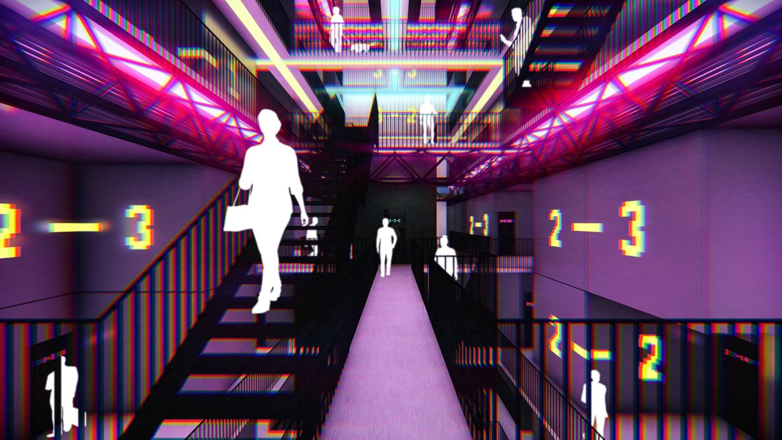 Cyberpunk Living - Live Between Reality and Virtuality - Interior 