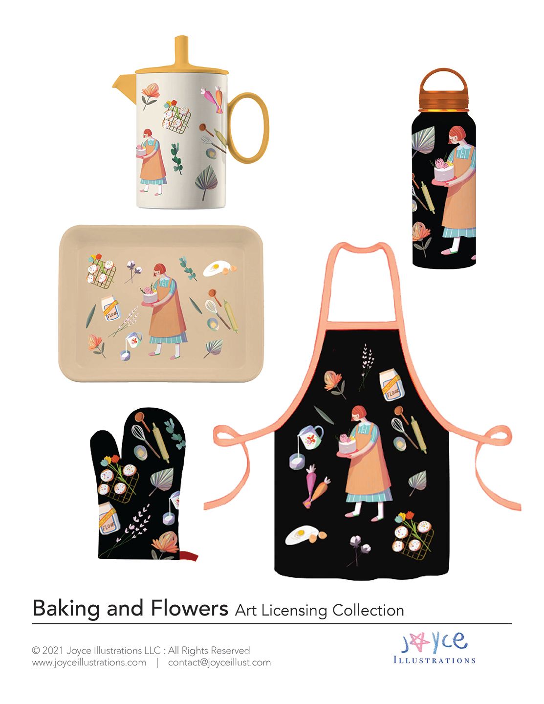 Baking and flowers