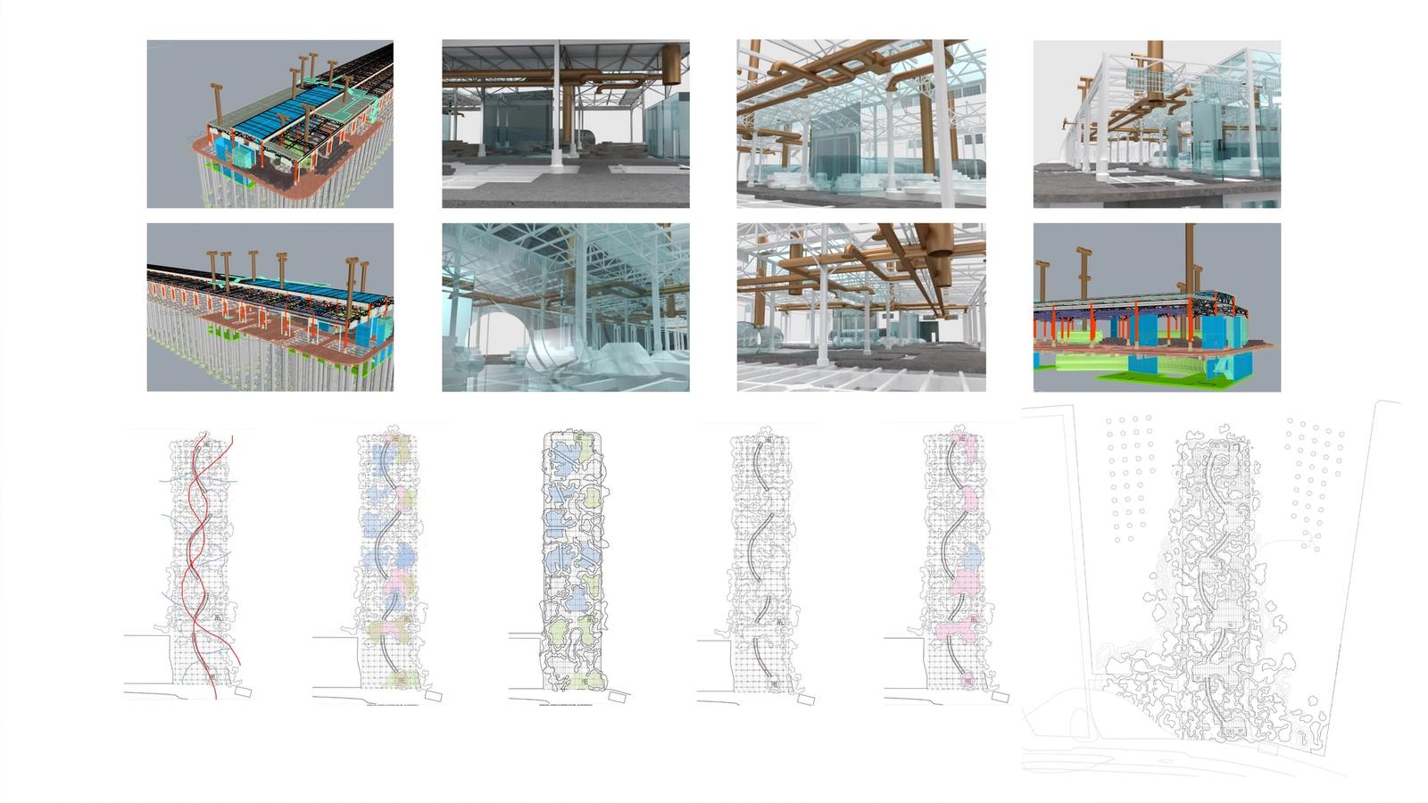 Self Generating Architecture - Aquarium and Research-Development Center - Design Process