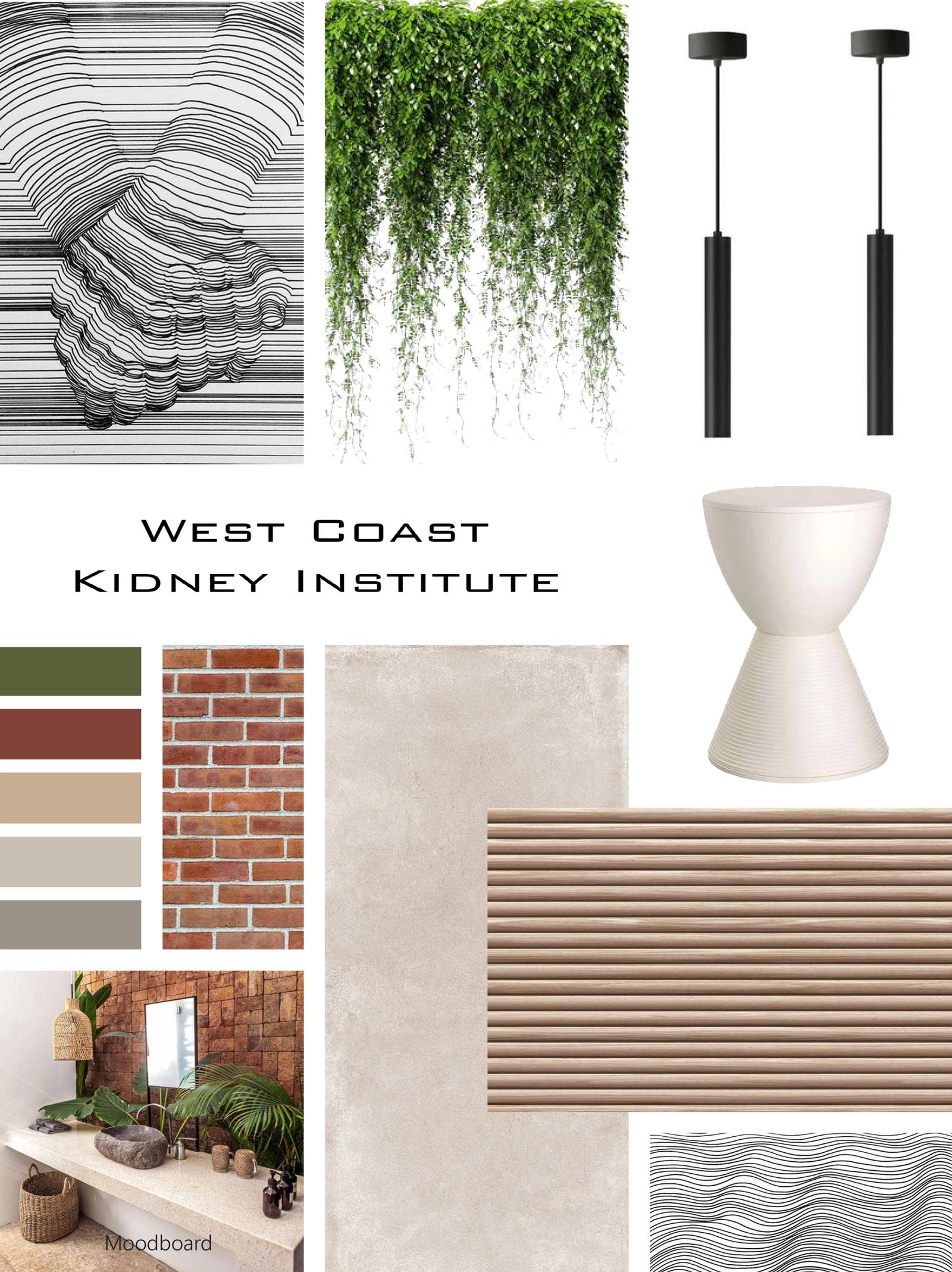 West Coast Kidney Institute Moodboard