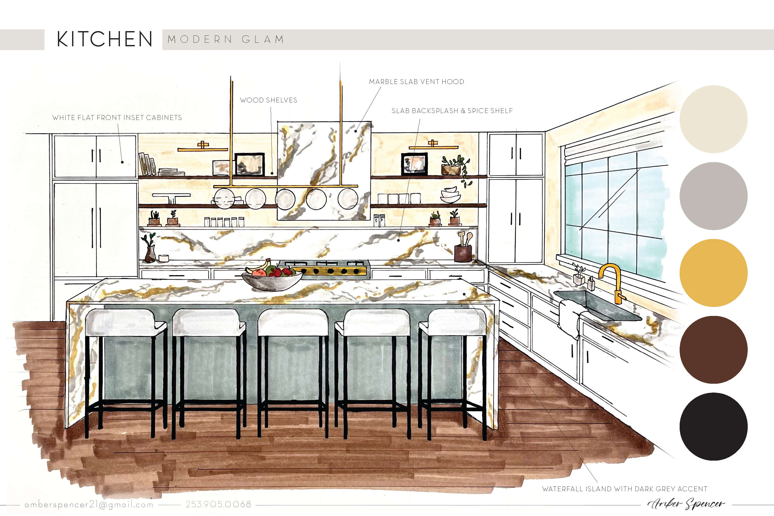 Kitchen Design 01 - Amber Spencer