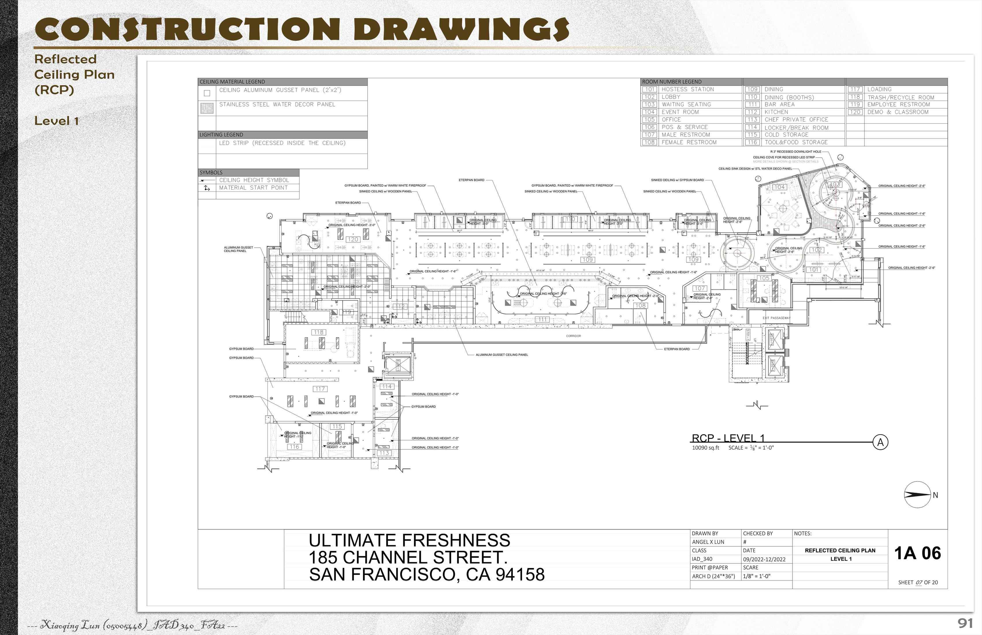 Ultimate Freshness Farm-to-Table Restaurant 08_Construction Drawing - page 12