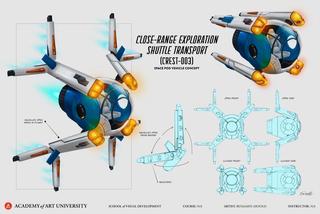Close-Range Exploration Shuttle Transport (Crest-003) Vehicle Concept